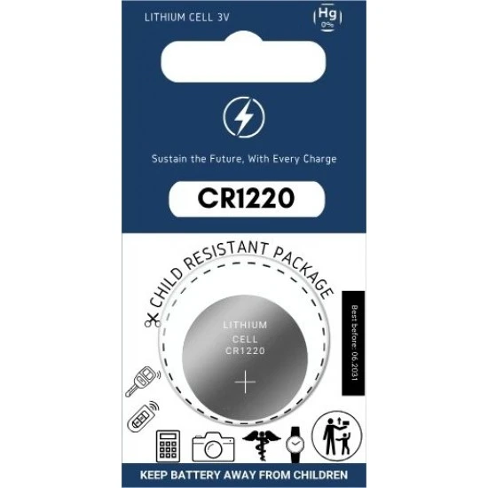 Battery Lithium cell CR1220 1/1