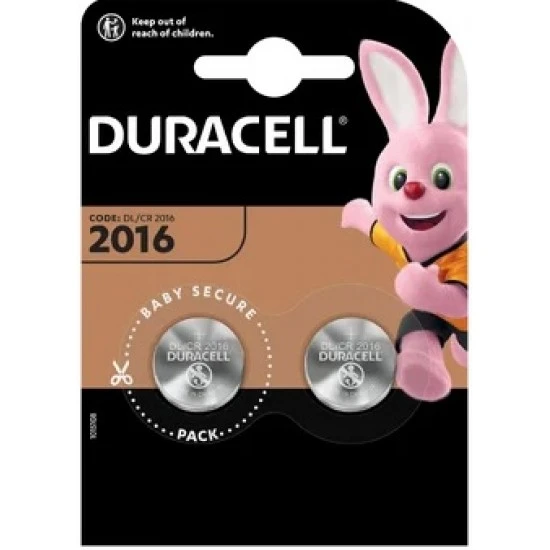 Battery Duracell CR2016 2/1