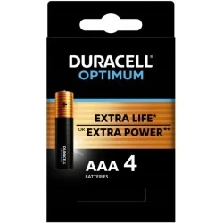 Battery Duracell Optimum LR03 AAA 4/1