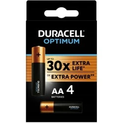 Battery Duracell Optimum LR6 AA 4/1