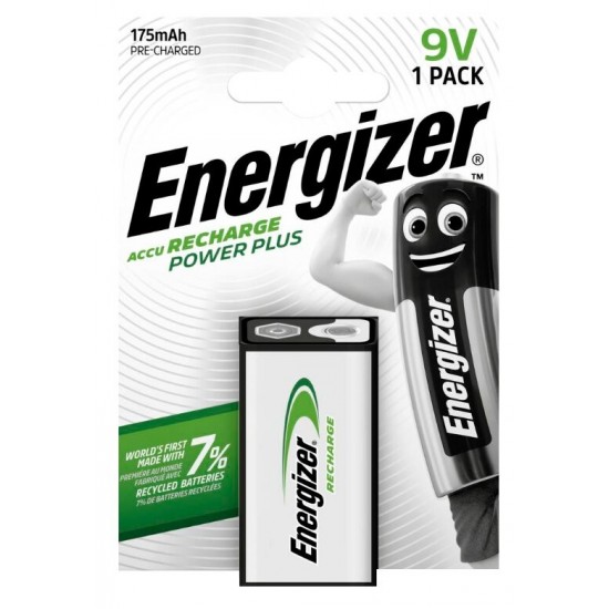 Baterija Energizer 6F22 9V Ni- 175mAh 8.4V polnilna