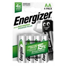 Polnilna baterija Energizer Ni-MH HR6 2000mAh 4/1