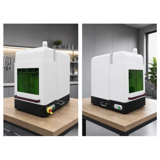 Fiber laser marking machine 60W closed Laser engraving machines