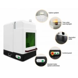 Fiber laser marking machine 20W closed