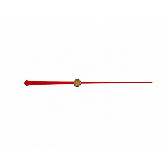 Second watch hand red 86mm 10/1