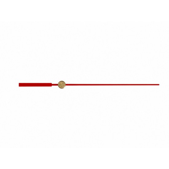 Second watch hand red 98mm 10/1