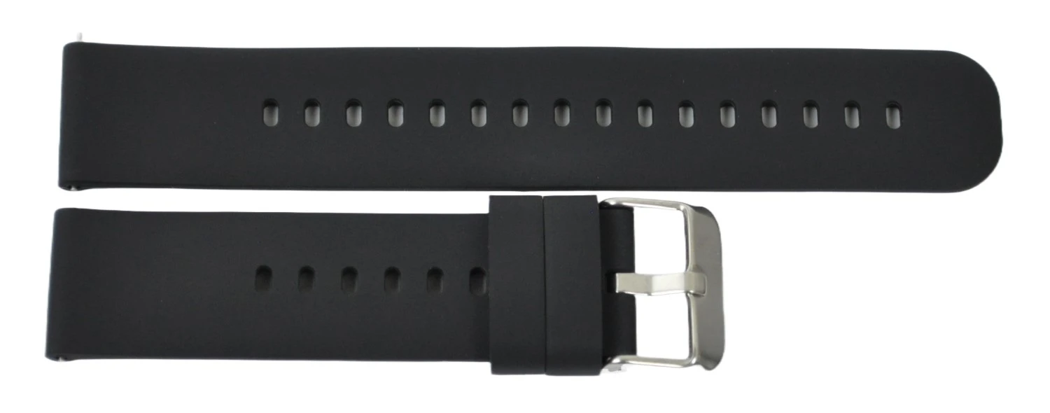 Silicone strap JD1603 black