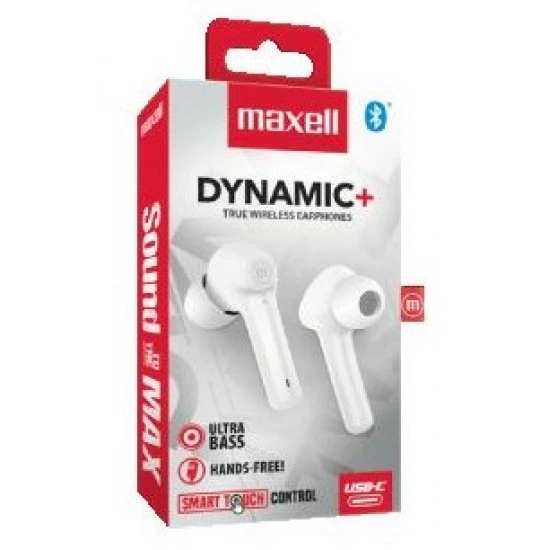 Headphones Maxell TWS Dynamic+ white
