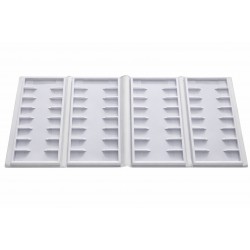 Folder 408 for watch strap black 4x28mm page for 32pcs