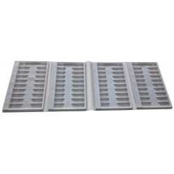 Folder 410 for watch strap  grey 4x10(24mm) 40pcs