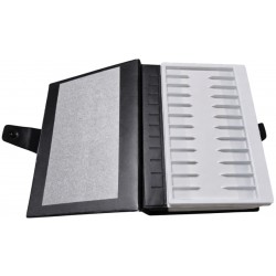 Folder 881012 for watch strap black 8 page for 80 straps