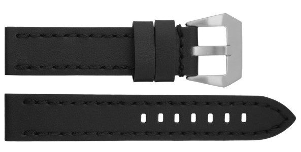 Leather strap 1710 black Leather straps