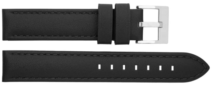 Leather strap 6656 black Leather straps