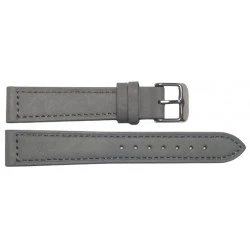 Leather strap 4316 light gray