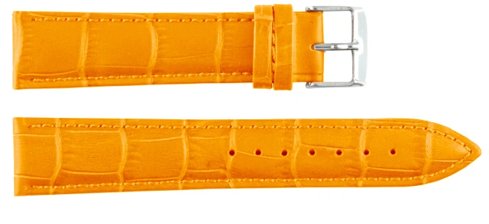 Leather strap 1306 orange Leather straps