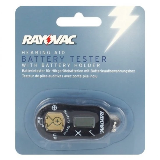Battery tester for hearing aid Rayovac
