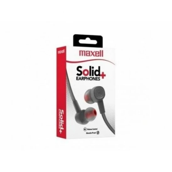 Headphones Maxell SIN-8 SOLID EP W MIC KOBE gray