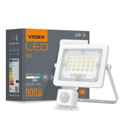 LED Floodlight VIDEX LED-PIR-LUCA-10W-NW