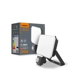 LED Floodlight with sensor VIDEX LED-F3-PIR-30W-5K