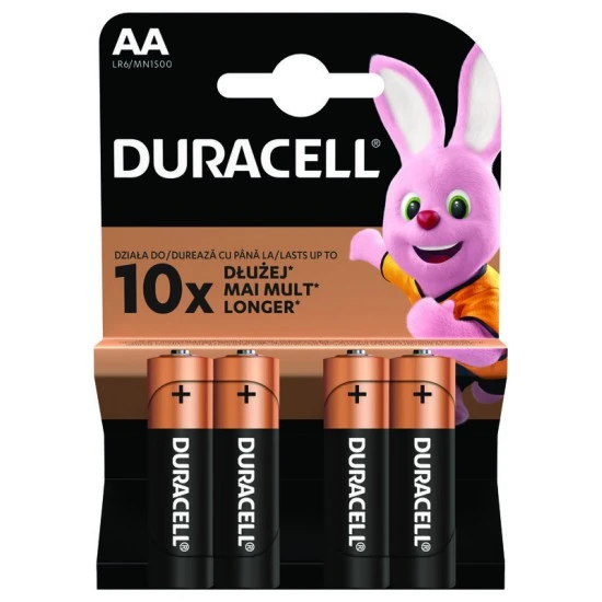 Baterija Duracell LR6 AA 4/1