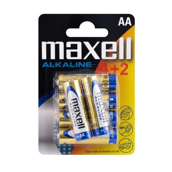 Baterija Maxell LR6 AA 4+2 6/1