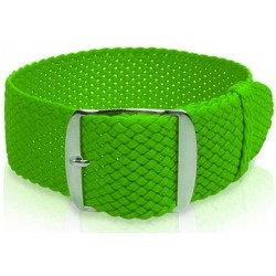Perlon strap  FLUO green F10